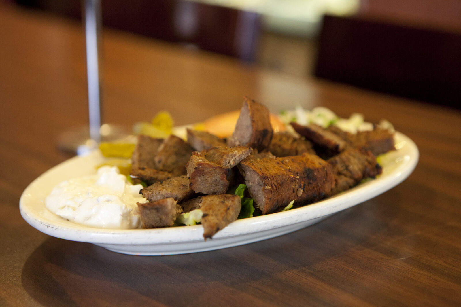 Beef Gyro Aladdin Mediterranean Cuisine Houston, TX