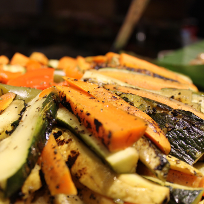 Catering options grilled veggies