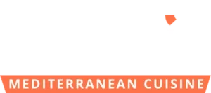 Aladdin Mediterranean cuisine logo with the orange dot on the I