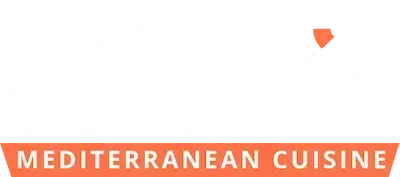 Aladdin Mediterranean cuisine logo with the orange dot on the I