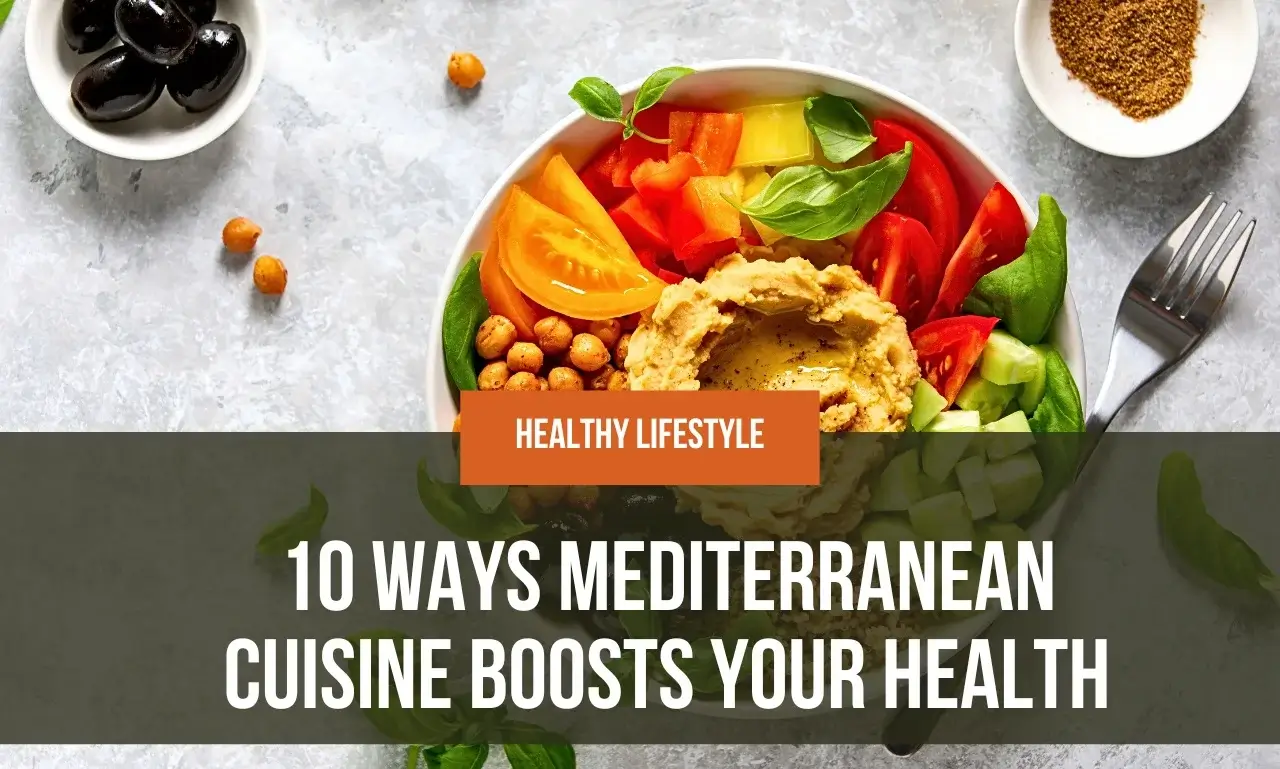 salad of mediterranean cuisine with health benefits