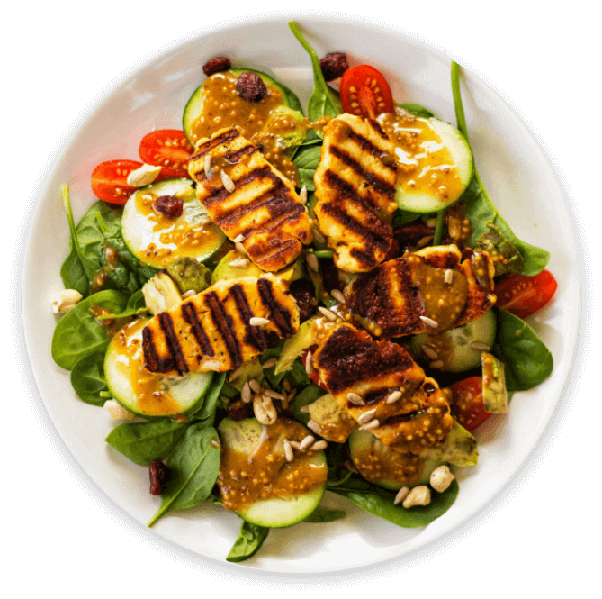 Halloumi Garden Salad