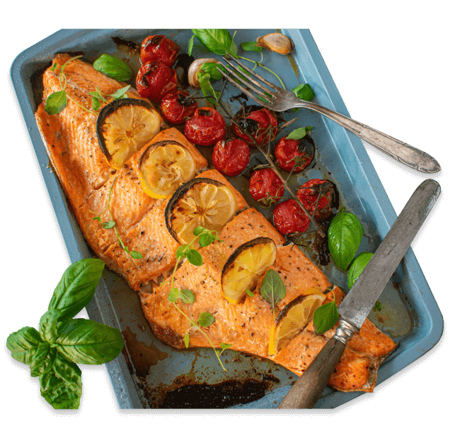 Baked Whole Salmon