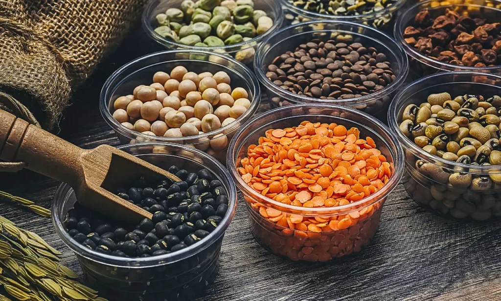 types of whole grains prepared for mediterranean dish