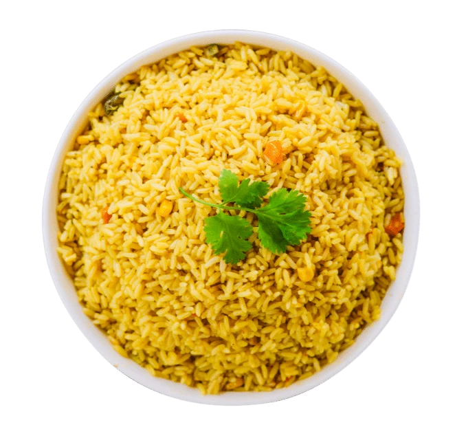 Aromatic rice infused with saffron, a sought after and popular Mediterranean spice.