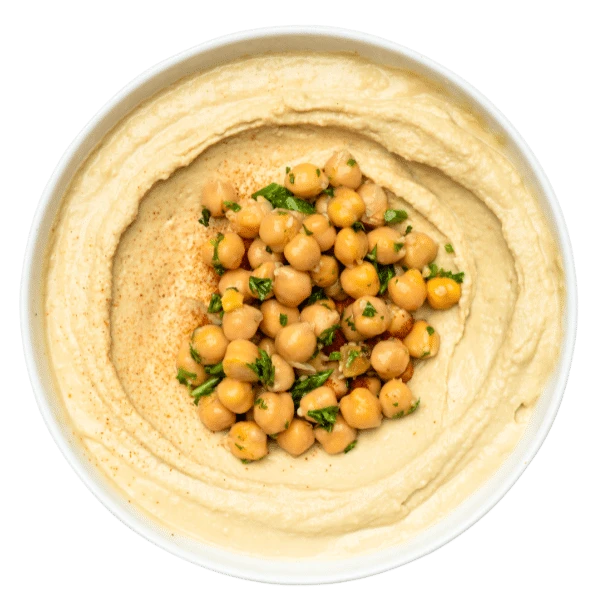 Classic Mediterranean pureed chickpea dip