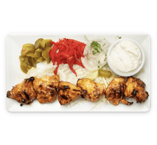 Classic Lebanese chicken kebab