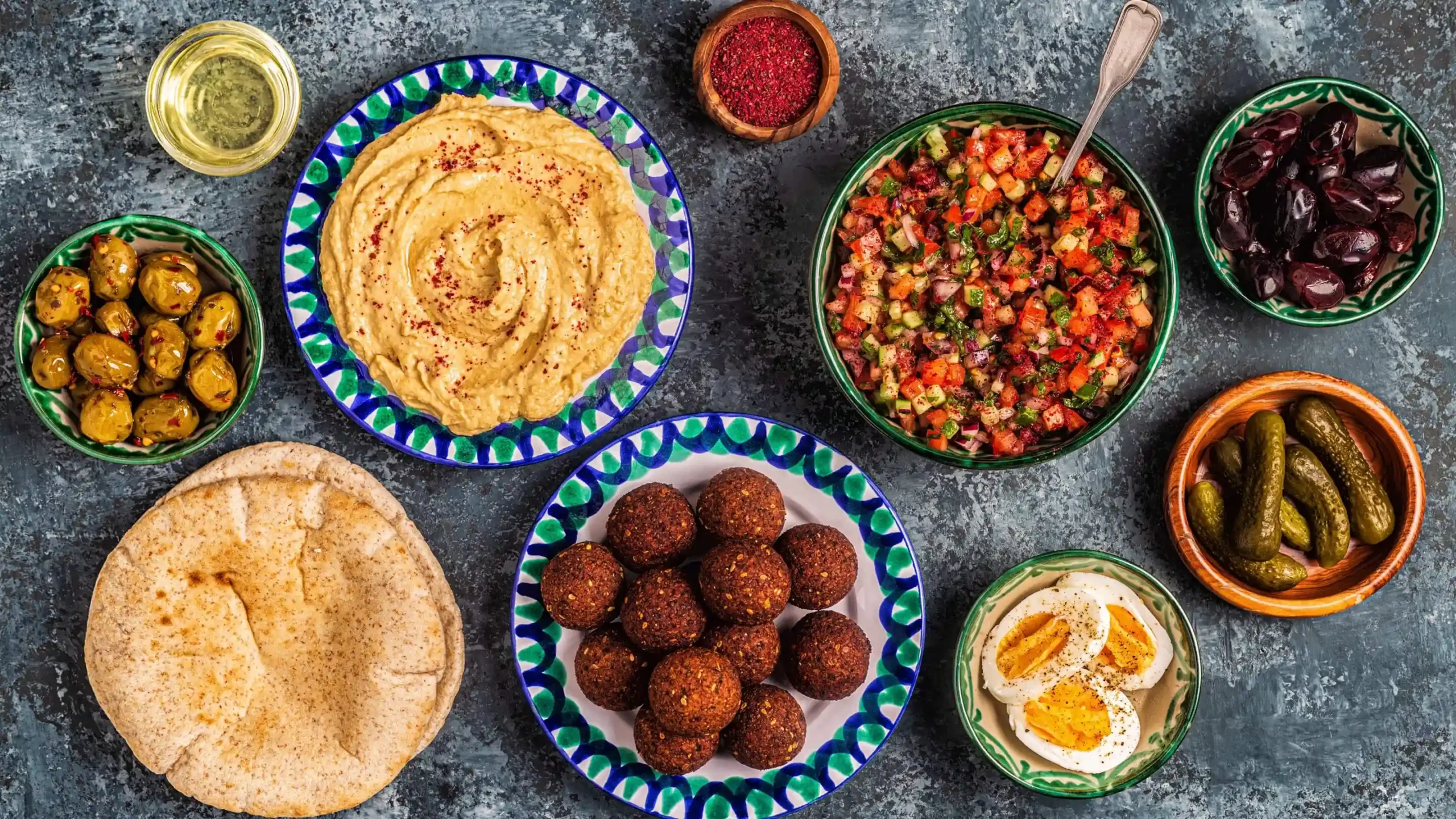 what to serve with falafel