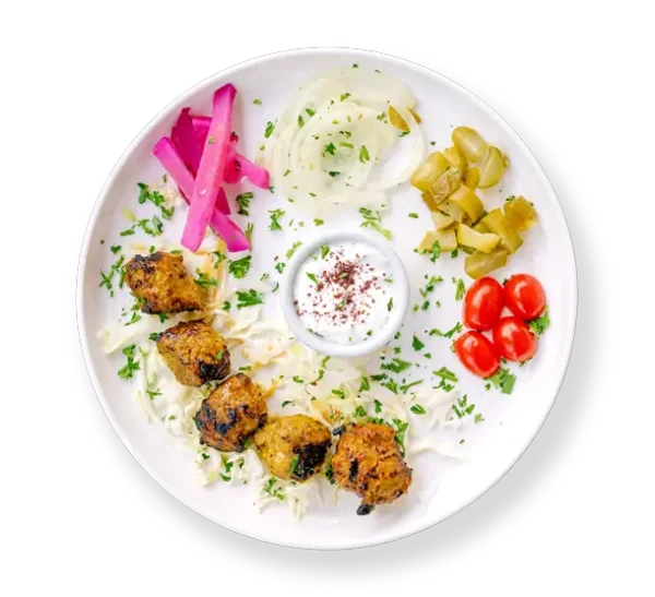 Filet lamb kabob - Aladdin Mediterranean Cuisine
