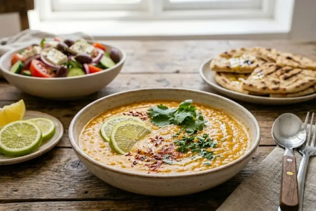 Red lentil soup with lemon and olive oil a powerful anti-inflammatory meal